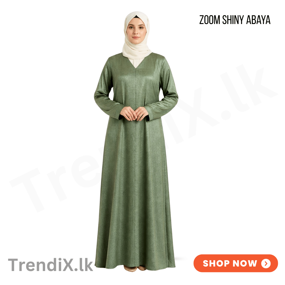 Zoom shiny Abaya